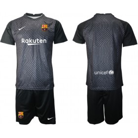 FC Barcelona Fodboldtrøjer Målmand Børn sæt 2020/21 M004 Kort ærmer